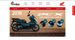 Desktop Screenshot of freedomhonda.com.br
